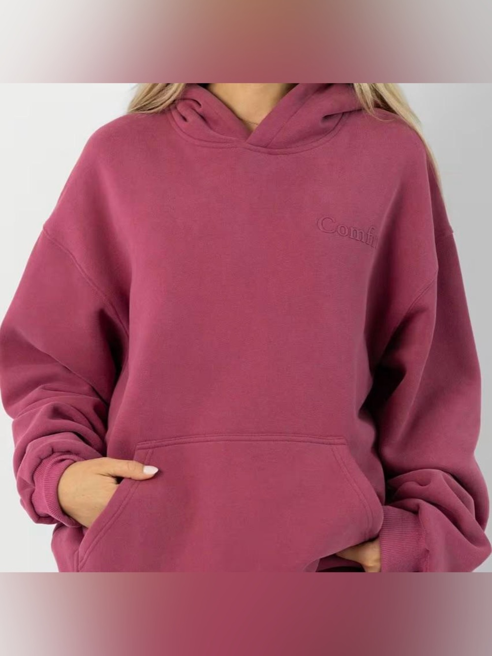 Comfrt Hoodie Berry